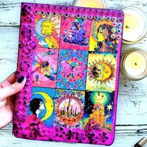 Sparkly Pink Journal Set Composition Style Pop Art Bright Book Diary